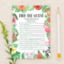 Search for tropical baby shower games Animals