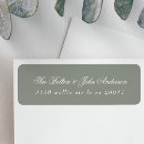 Search for classic elegant return address labels Formal