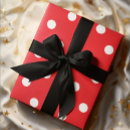 Search for red and white polka dot wrapping paper Cute