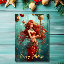 Search for mermaids christmas cards For her