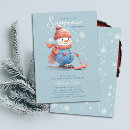 Search for a snowman with baby shower invitations Mother to be