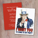 Search for i want you invitations Vintage
