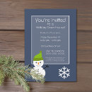 Search for snowman christmas invitations Open house
