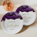 Search for purple sweet 16 plates Glam