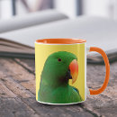 Search for green parrots mugs Red