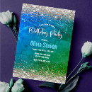 Search for rainbow colors birthday invitations For her