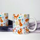 Search for cute cartoon fox mugs Illustration
