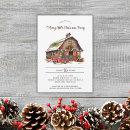Search for red barn christmas cards Vintage red truck