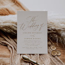 Search for gold and cream invitations Script