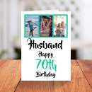 Search for husband 70th birthday cards 70 years old