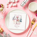 Search for deer napkins Winter wonderland
