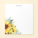 Search for watercolor sunflower notepads Flowers