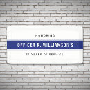 Search for police retirement party decor Thin blue line