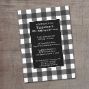 Search for black and white buffalo plaid invitations Flannel