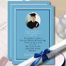 Search for medical assistant graduation invitations Blue
