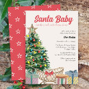 Search for santa baby invitations Retro