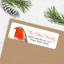 Search for red bird return address labels Cute