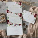Search for burgundy and gold wedding invitations For her