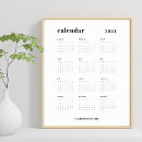 Search for black and white calendar posters Minimalist
