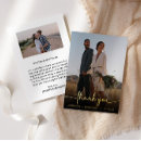 Search for gold foil thank you cards Elegant script