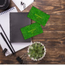 Search for golf trainer business cards Green