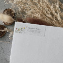 Search for wild return address labels Modern bride and groom