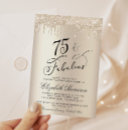 Search for 75th birthday invitations Seventy five