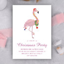 Search for flamingo christmas invitations Cute
