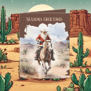 Search for western seasonal cards Santa