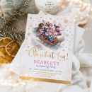 Search for holiday 1st birthday invitations Oh what fun
