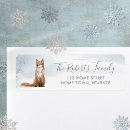 Search for woodland fox return address labels Snow