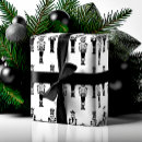 Search for black nutcracker wrapping paper Black and white