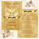 Search for 50 years wedding anniversary invitations Golden