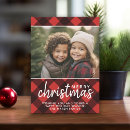 Search for red and black plaid christmas cards Gingham