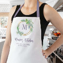 Search for purple monogram aprons Mother