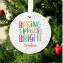 Search for baker christmas tree decorations Baking spirits bright