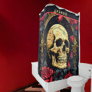 Search for skull shower curtains Antique