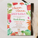 Search for llama baby shower invitations Gender neutral