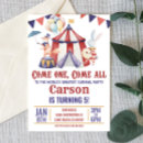 Search for circus party invitations Blue