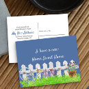 Search for white fence invitations Change of address
