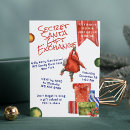 Search for secret santa party invitations Whimsical