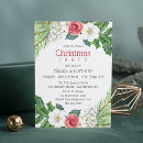 Search for pretty christmas invitations Botanical