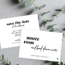 Search for dance party save the dates Black and white