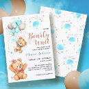 Search for stuffed animal invitations Beary sweet brown bear