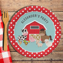 Search for farm paper plates Cow