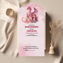 Search for pink dragon invitations Magical