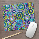 Search for colourful floral pattern mousepads Modern