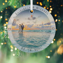 Search for anniversary christmas tree decorations Newlyweds