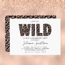 Search for leopard print hens party invitations Gold