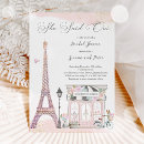 Search for parisian bridal shower invitations She said oui